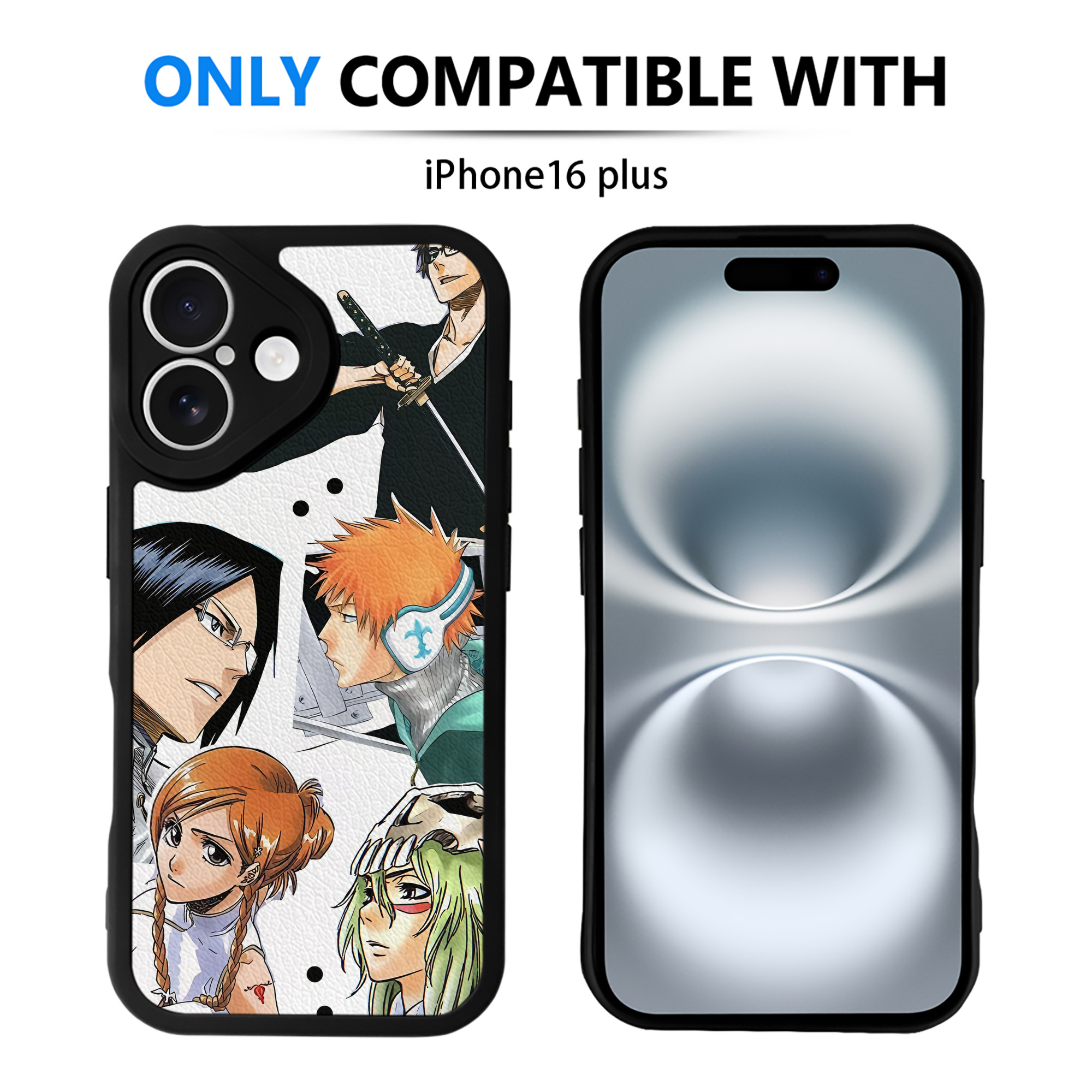 （画像用） ハイキュー!! Haikyu!! 【iPhone 16シリーズ対応】シリコンスマホケース（レザー調） 材質：シリコン